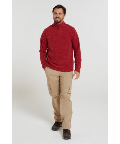 Snowdon II Mens Fleece Dark Red $15.65 Fleece