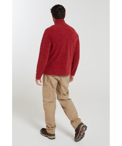 Snowdon II Mens Fleece Dark Red $15.65 Fleece