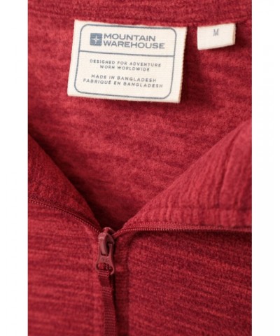 Snowdon II Mens Fleece Dark Red $15.65 Fleece