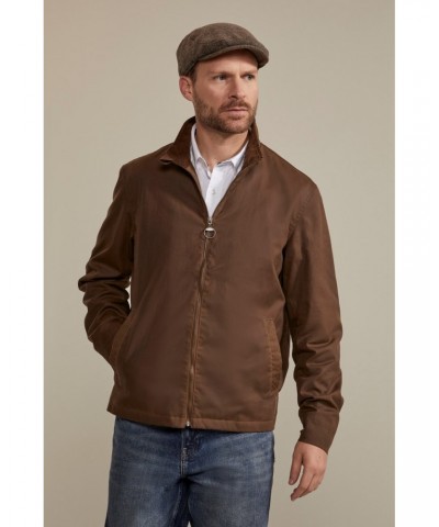 Porthleven Mens Waxed Harrington Jacket Tan $71.50 Jackets