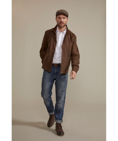 Porthleven Mens Waxed Harrington Jacket Tan $71.50 Jackets