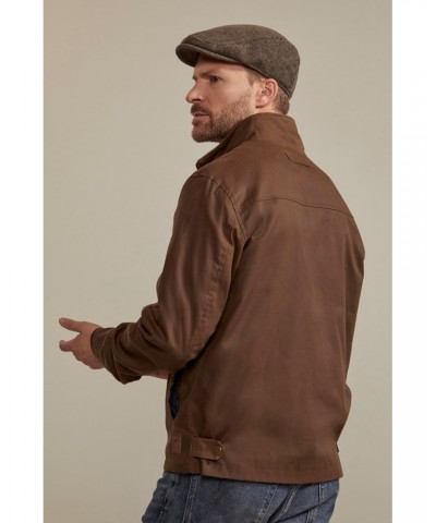 Porthleven Mens Waxed Harrington Jacket Tan $71.50 Jackets