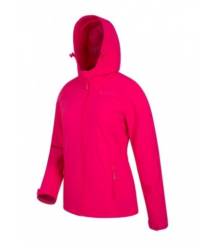 Exodus Womens Water Resistant Softshell Jacket Pink $29.40 Jackets