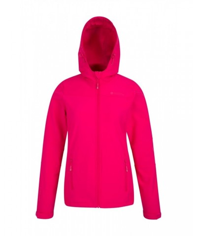 Exodus Womens Water Resistant Softshell Jacket Pink $29.40 Jackets