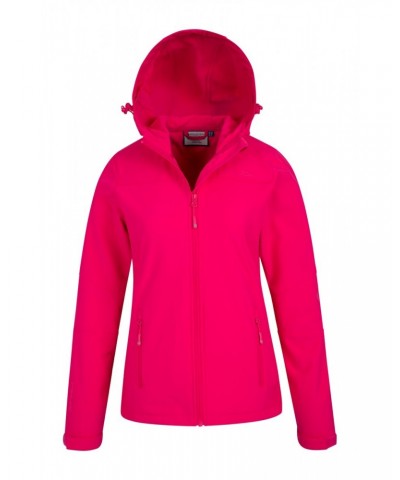 Exodus Womens Water Resistant Softshell Jacket Pink $29.40 Jackets