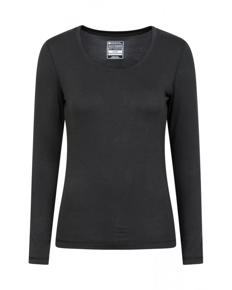 Keep The Heat II Womens Thermal Top Black $16.49 Thermals