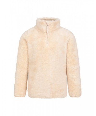 Teddy Kids Half-Zip Fleece Beige $12.64 Fleece