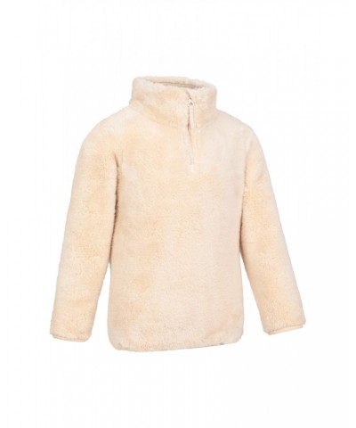 Teddy Kids Half-Zip Fleece Beige $12.64 Fleece