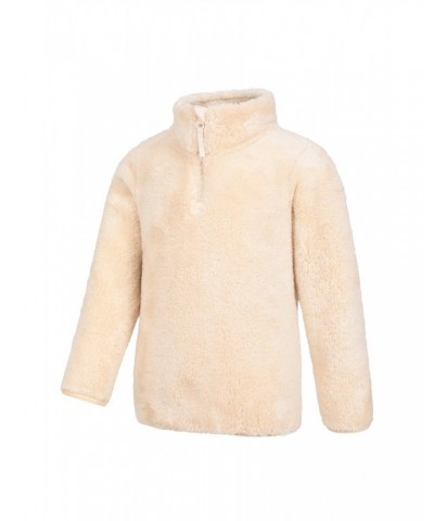 Teddy Kids Half-Zip Fleece Beige $12.64 Fleece