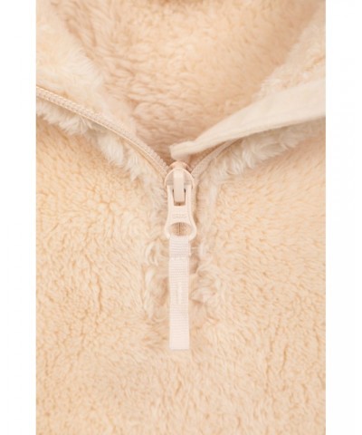 Teddy Kids Half-Zip Fleece Beige $12.64 Fleece