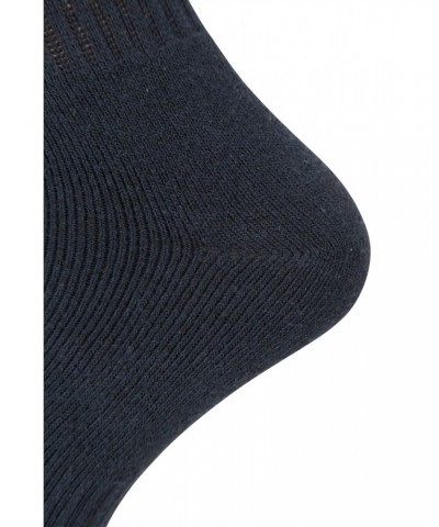 Outdoor Mens Mid-Calf Hiking Socks 3-pack Navy $10.19 Accessories