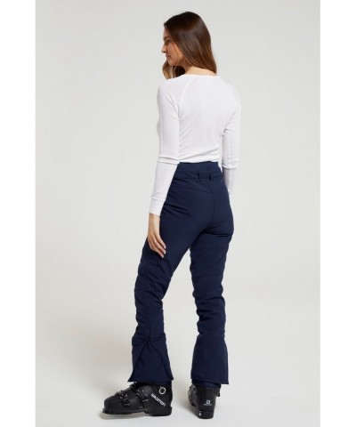 Avalanche Recco Womens High-Waisted Softshell Ski Pants Navy $36.75 Pants