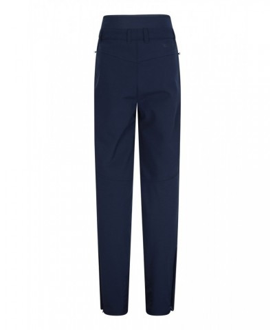 Avalanche Recco Womens High-Waisted Softshell Ski Pants Navy $36.75 Pants