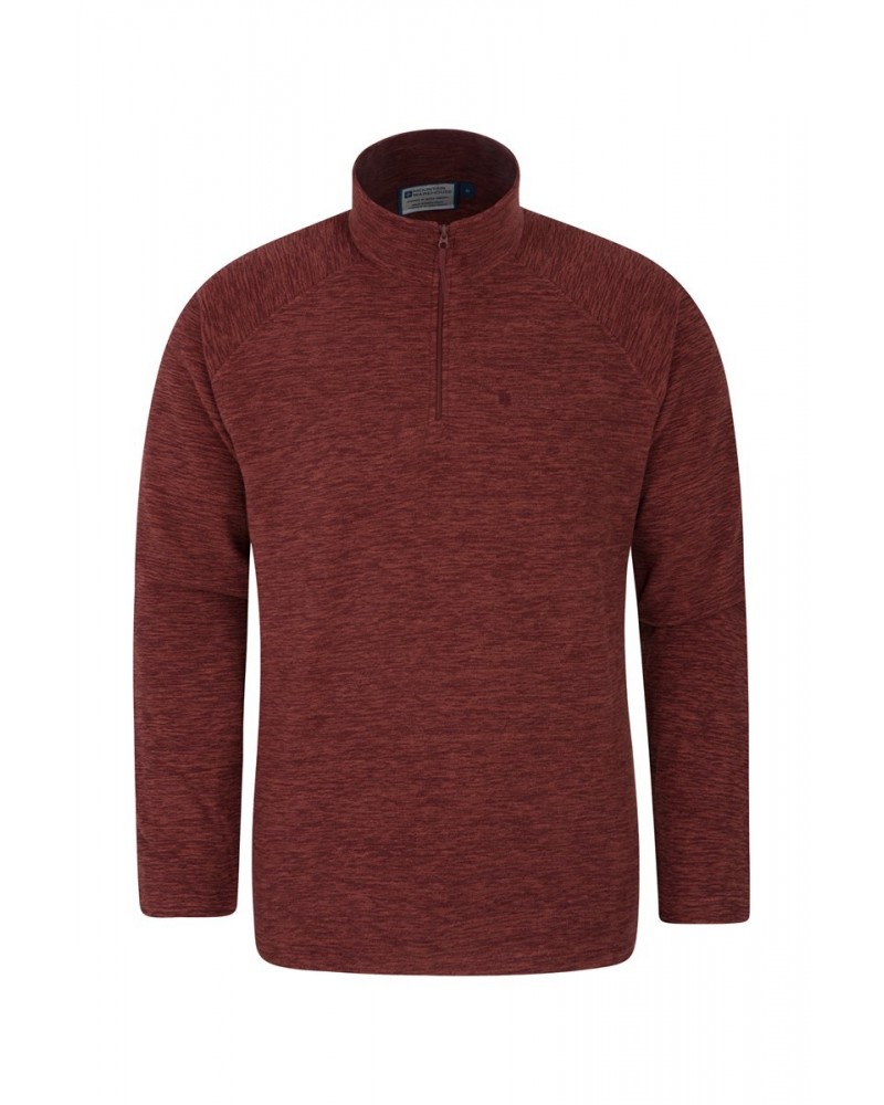 Snowdon Mens Micro Fleece Dark Red $14.74 Fleece