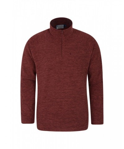 Snowdon Mens Micro Fleece Dark Red $14.74 Fleece