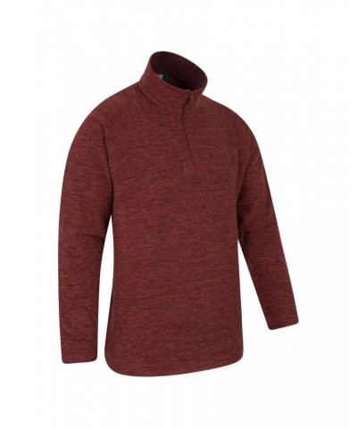 Snowdon Mens Micro Fleece Dark Red $14.74 Fleece