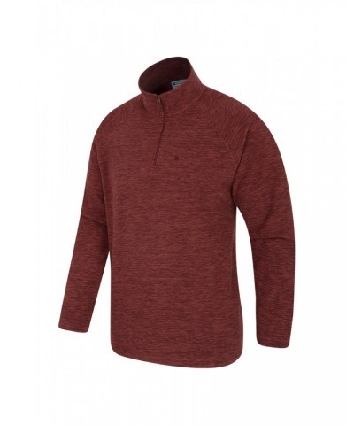 Snowdon Mens Micro Fleece Dark Red $14.74 Fleece