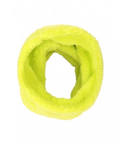 Kids Sherpa Fleece Neck Gaiter Lime $11.79 Ski