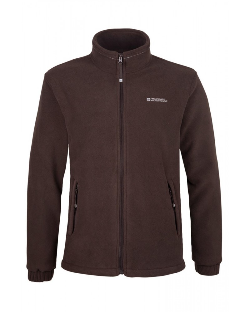 Bernard Mens Windproof Fleece Brown $32.44 Fleece