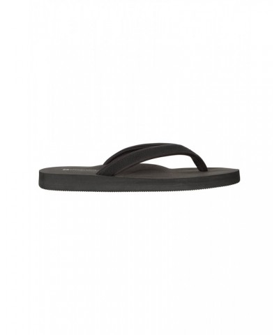 Vacation Womens Recycled Flip Flops Jet Black $12.74 Footwear