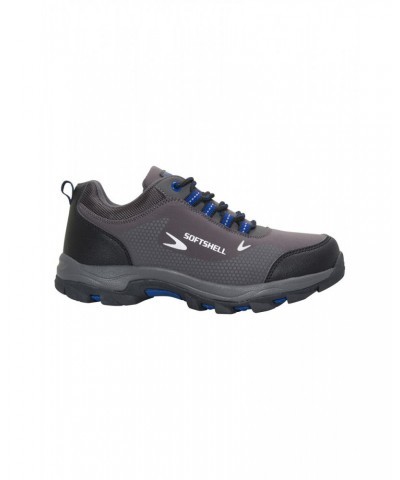 Softshell Kids Hiking Shoes Cobalt $15.05 Footwear