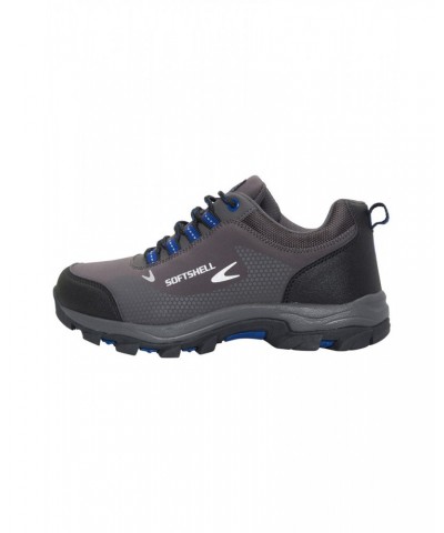 Softshell Kids Hiking Shoes Cobalt $15.05 Footwear