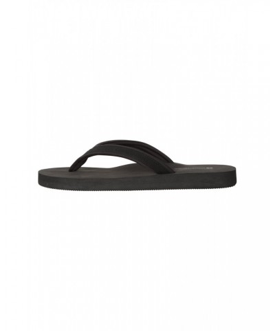 Vacation Womens Recycled Flip Flops Jet Black $12.74 Footwear