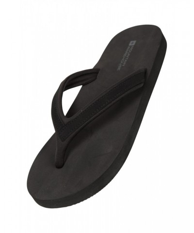 Vacation Womens Recycled Flip Flops Jet Black $12.74 Footwear