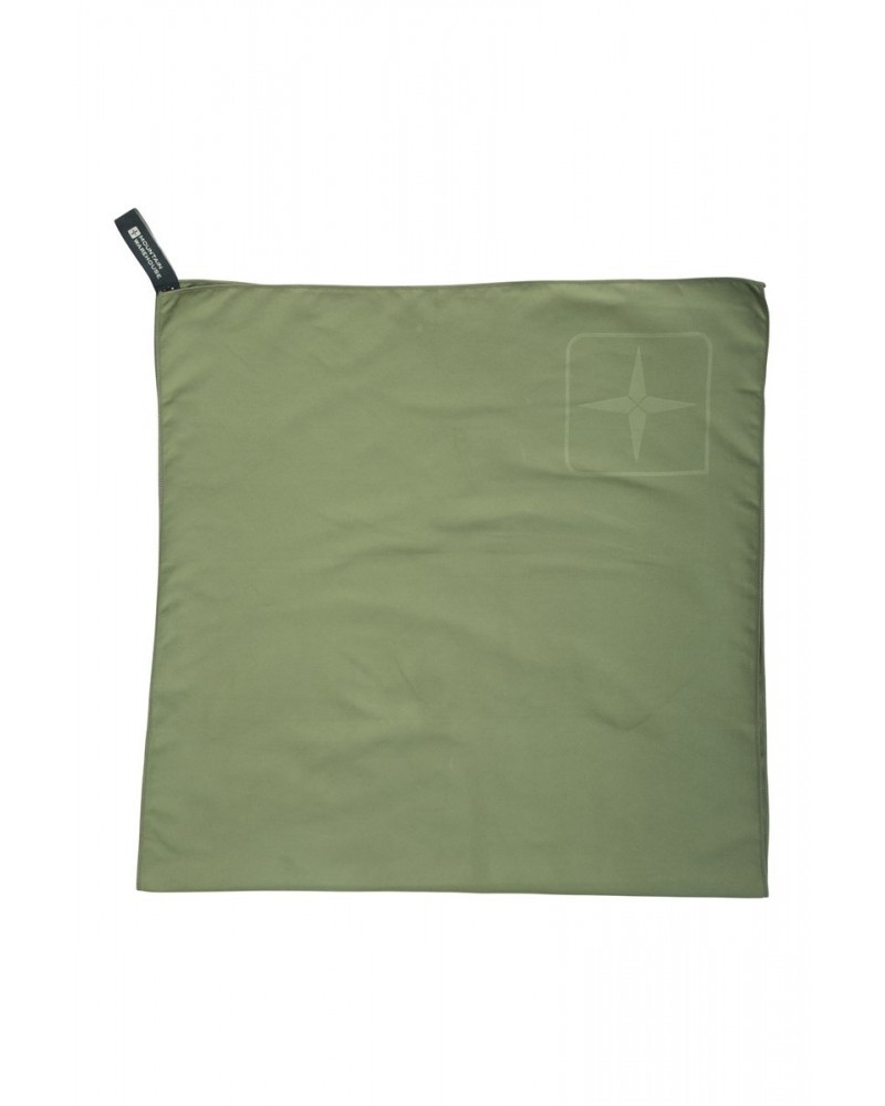 Microfibre Travel Towel - Medium - 120 x 60cm Khaki $12.18 Travel Accessories