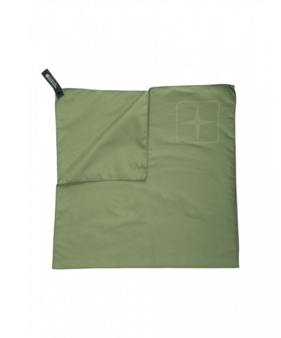 Microfibre Travel Towel - Medium - 120 x 60cm Khaki $12.18 Travel Accessories