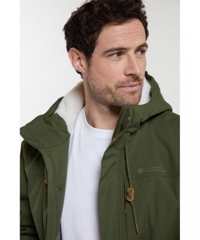 Coastline Mens Sherpa Waterproof Jacket Khaki $43.20 Jackets