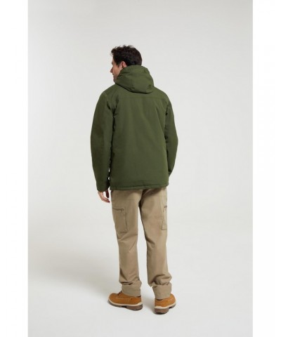 Coastline Mens Sherpa Waterproof Jacket Khaki $43.20 Jackets