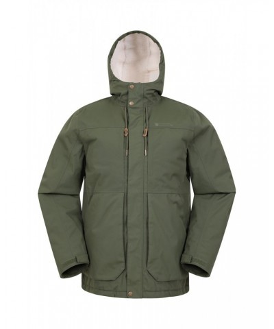 Coastline Mens Sherpa Waterproof Jacket Khaki $43.20 Jackets