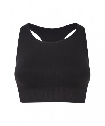 Longline Anti-chafe Seamless Bra Black $10.79 Active