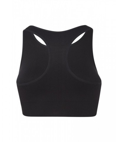 Longline Anti-chafe Seamless Bra Black $10.79 Active