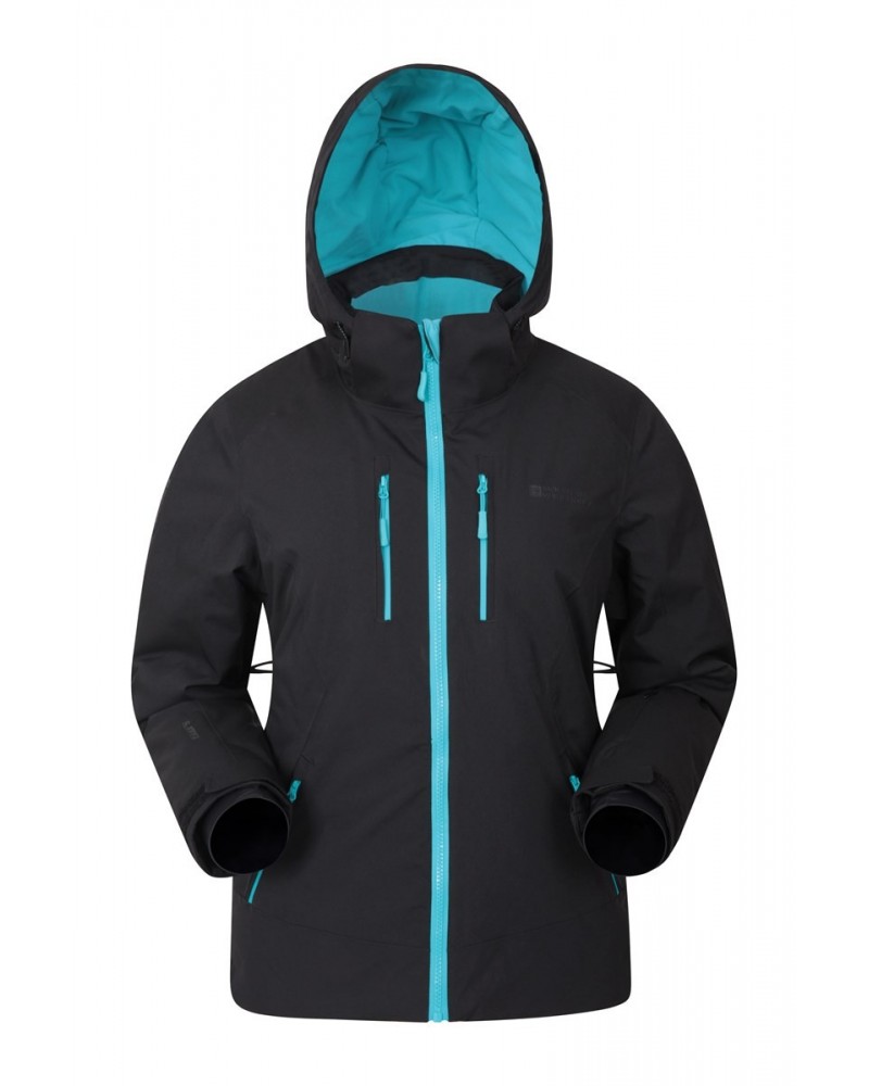 Slopestyle Extreme Womens Slim Fit Ski Jacket Carbon $40.85 Ski