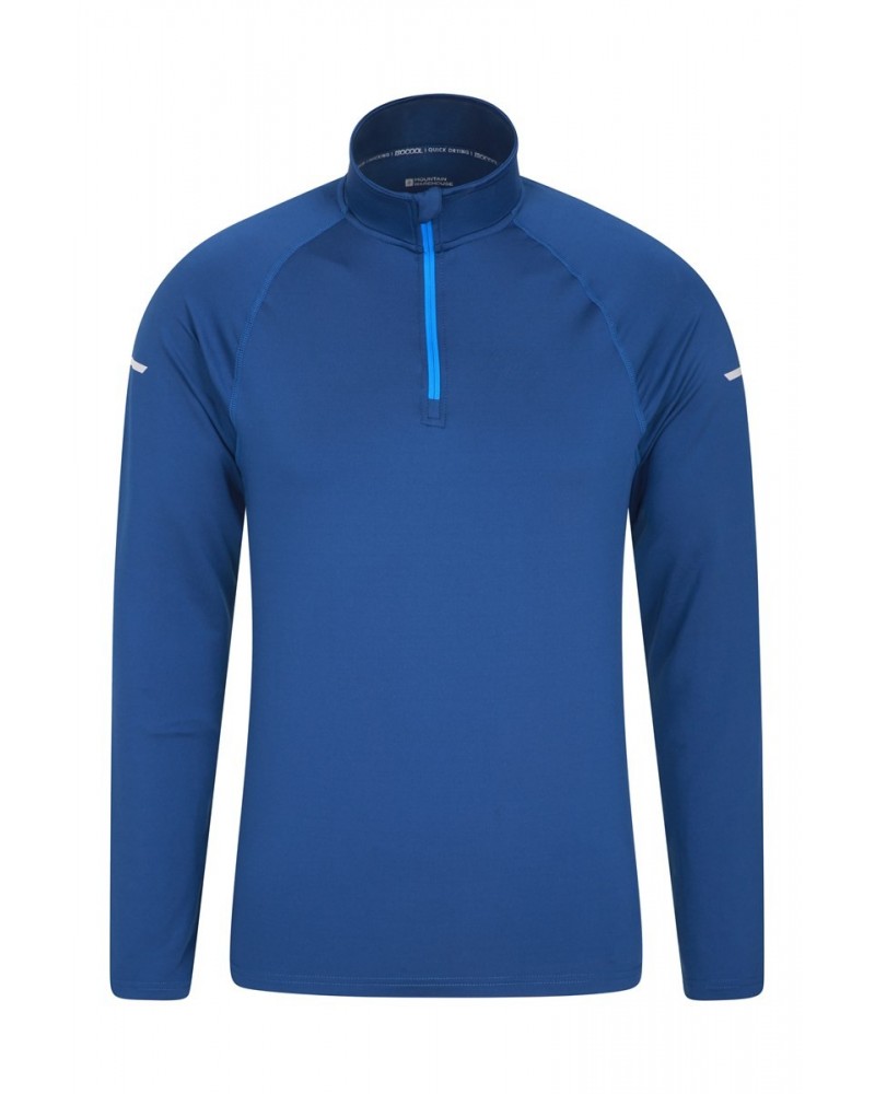 Kilo Mens Half Zip Top Cobalt $13.49 Tops