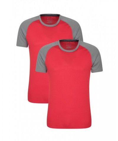 Endurance Mens T-Shirt Multipack Red $15.65 Tops