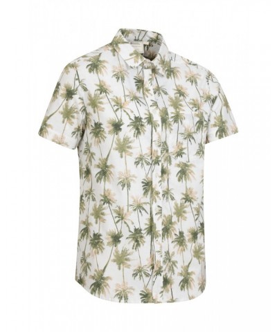 Hawaiian Short Sleeve Mens Shirt Unboxed White $19.79 Tops