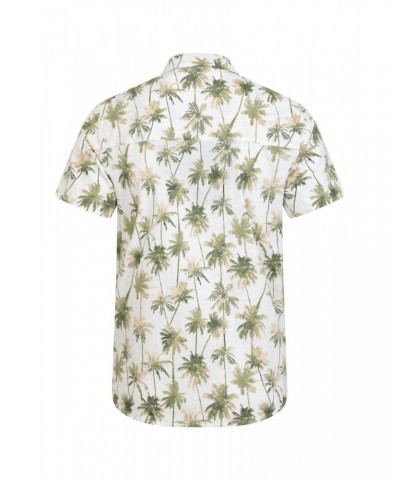 Hawaiian Short Sleeve Mens Shirt Unboxed White $19.79 Tops