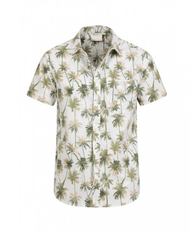 Hawaiian Short Sleeve Mens Shirt Unboxed White $19.79 Tops