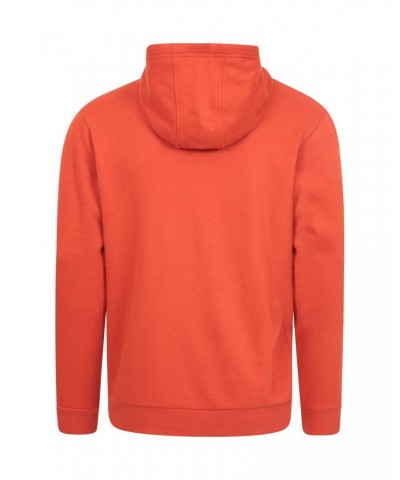 Into The Wild Mens Hoodie Orange $20.70 Loungewear