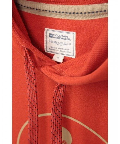 Into The Wild Mens Hoodie Orange $20.70 Loungewear