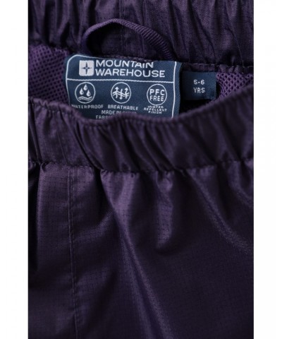 Spray II Kids Waterproof Overpants Purple $18.19 Pants