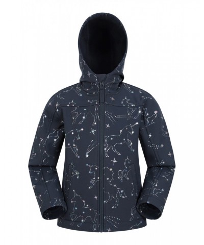 Exodus II Kids Printed Water-resistant Softshell Black $14.19 Jackets