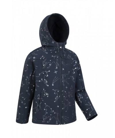 Exodus II Kids Printed Water-resistant Softshell Black $14.19 Jackets