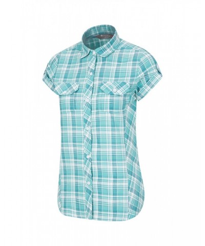 Holiday Womens Cotton Shirt Green $17.81 Tops