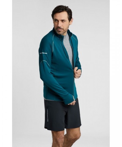 Control Mens Full-Zip Midlayer Dark Teal $16.19 Tops