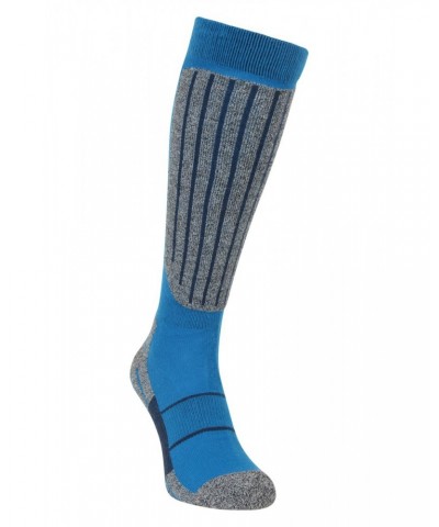 Mens IsoCool Knee Length Ski Socks Cobalt $11.99 Ski