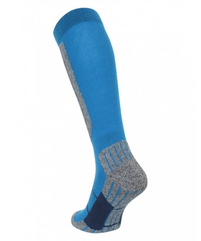 Mens IsoCool Knee Length Ski Socks Cobalt $11.99 Ski